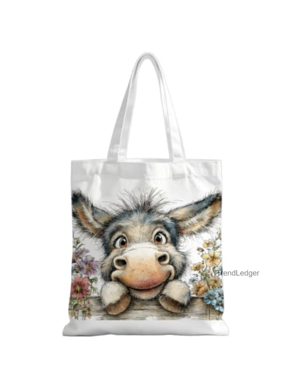 Canvas Tote Bag Cute Aesthetic Reusable Handbag for Women